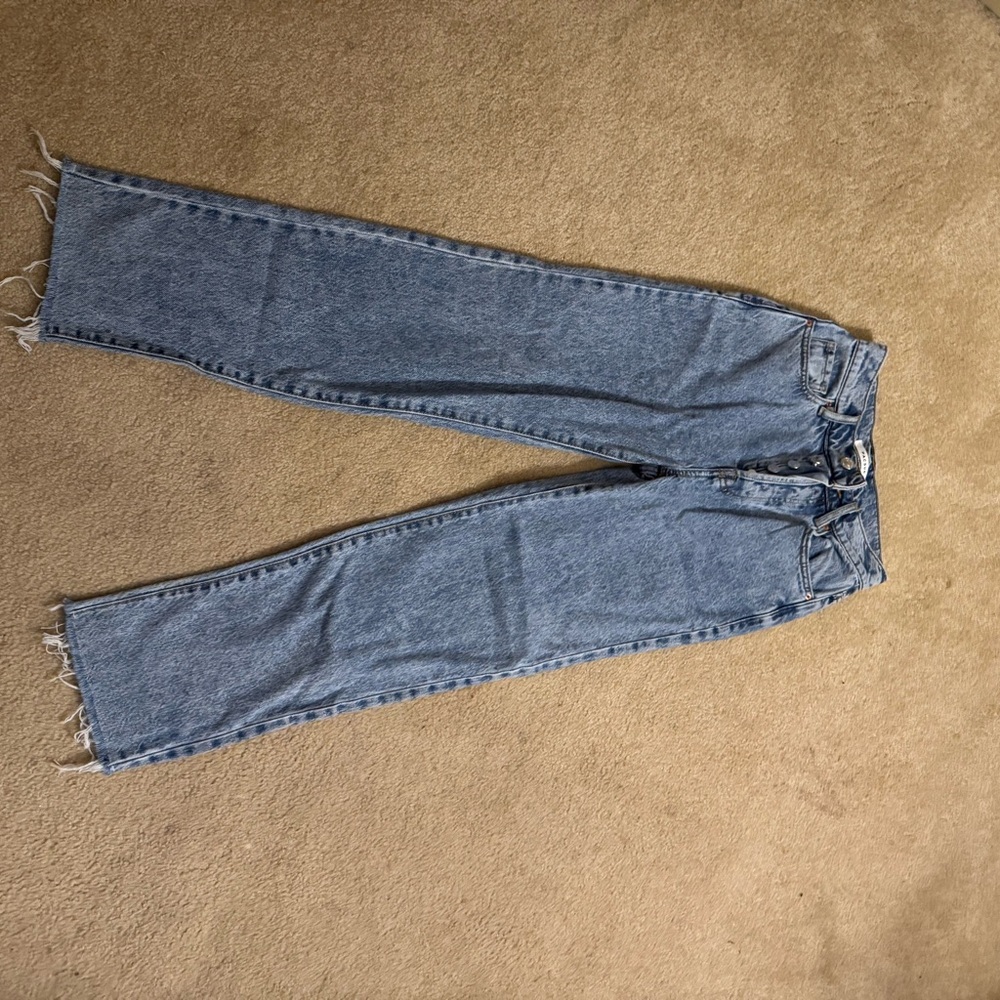 PacSun Women's Straight Leg Jeans - Light Blue